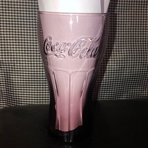 Set of 4 Purple Coca Cola Glasses 16oz